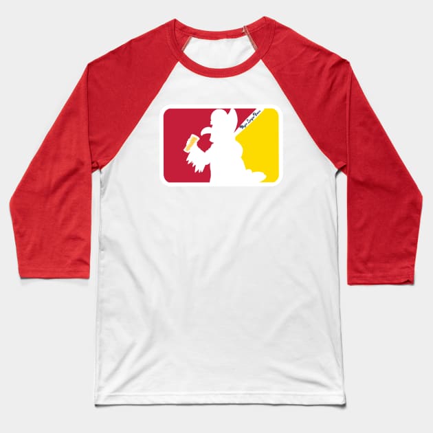 Fredbird Mascot Major League Brews Baseball T-Shirt by Major League Brews 